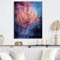 thumbnail image 2 of Designart "Chandelier Glimmering Euphony Pointillism I" Glam Metal Wall Decor, 2 of 5
