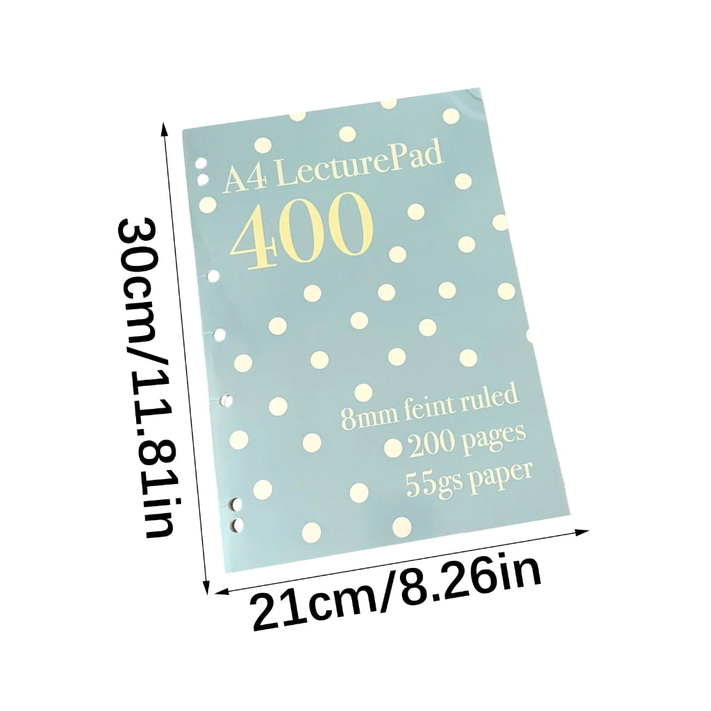 Light weight Portable A4 Notebook Dot Pattern Lined Pages Writing Inspiration