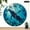10x10in, variant on Patifu Humpback Whale Swimming Underwater Round Wooden Wall Clock Silent Sweep Movement 10x10in