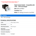 thumbnail image 2 of Fader Control Switch - Compatible with 1990 - 1994 Ford Ranger 1991 1992 1993, 2 of 2