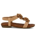 thumbnail image 5 of PATRIZIA Spring Step Nectarine Sandals for Womens - Ladies Sandals with Chic Flower Grabbing t-Straps - Casuals Womens Sandals with Stretch Back Strap, 5 of 8