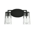 thumbnail image 2 of Black Two Light Bath Bar from the Sacremento Collection, 2 of 5