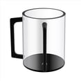 thumbnail image 2 of Vaso Cilíndrico de Acrílico para Lavarse las Manos, con Dos Asas Metálicas, para Oración Judía, Color Negro., 2 of 5