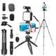 thumbnail image 1 of Kit de vlogs USKEYVISION para iPhone con trípode, luz y micrófono, 1 of 8