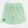 thumbnail image 5 of Resicozy Mokaloha Mens Shorts, Lininco Mens Shorts, Pacificozy Men's Daily Embroidered Casual Comfort Short with Pocket Green 3XL, 5 of 5