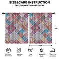 thumbnail image 2 of Blackout Kids Curtains,Boho Bohemia Flower Childrens Insulated Curtains Set Of 2,Bedroom Essentials,Toddler Room Decor 42"x54"(106x137cm), 2 of 4