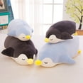 thumbnail image 6 of EUBUY Penguin Soft Plush Pillow Sea Animal Plush Toy Children Pillow Festive Birthday Gift Decorative Doll Black 23.6", 6 of 8