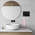 thumbnail image 4 of Wall-mounted Toothbrush Holder Bathroom Toothbrush Toothpaste Cups Holder, 4 of 9