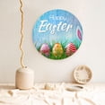 thumbnail image 5 of Wukai Happy Easter Print Decorative Plate for Display,Bone China Decorative Plate, Ceramic Dinner Plate with Stand, Vertical Ceramic Plate-8in, 5 of 6