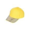 thumbnail image 1 of Studded Bill Baseball Cap - Yellow, 1 of 1