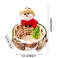 thumbnail image 3 of EUDIDV Christmas Products Christmas Candy Storage Basket Decoration Santa Claus Storage Basket Gift Small Festive Supplies, 3 of 3