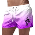thumbnail image 3 of Kcolen Men's Swim Trunks Quick Dry Bathing Suit Swimming Board Shorts Hawaiian Beach Swimwear with Pockets, 3 of 5