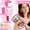 Pink, variant on SPOORYYO Waterproof Transparent PVC Cosmetic Bag with Embroidered Letters, Travel Wash Bag, Large Capacity Makeup Storage Bag
