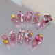 thumbnail image 1 of Parche de uñas falsas de estilo japonés, accesorio de manicura hecha a mano, decoración tridimensional, para estudiantes, 1 of 5