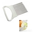 thumbnail image 6 of 1 New Onion Holder Slicing Guide Stainless Steel Prongs Holds Slice Aid Cutting, 6 of 6