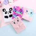 thumbnail image 5 of Ynlkorvg New Cartoon Plush Notebook Cute Panda Girl Heart Hand Ledger Little Girl Pink NotepadNote Pad Stationery 1PCS, 5 of 5