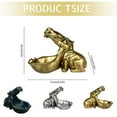 thumbnail image 2 of Jierger Statue de Rangement en Résine Hippopotame à Grande Bouche, Plat à Bonbons Amusant et Bol de Clés d'Entrée, Figurine Artistique de Table, Contenant Multifonction pour Bricoles pour Décoration d'Entrée de Maison Salon Bureau, 2 of 7