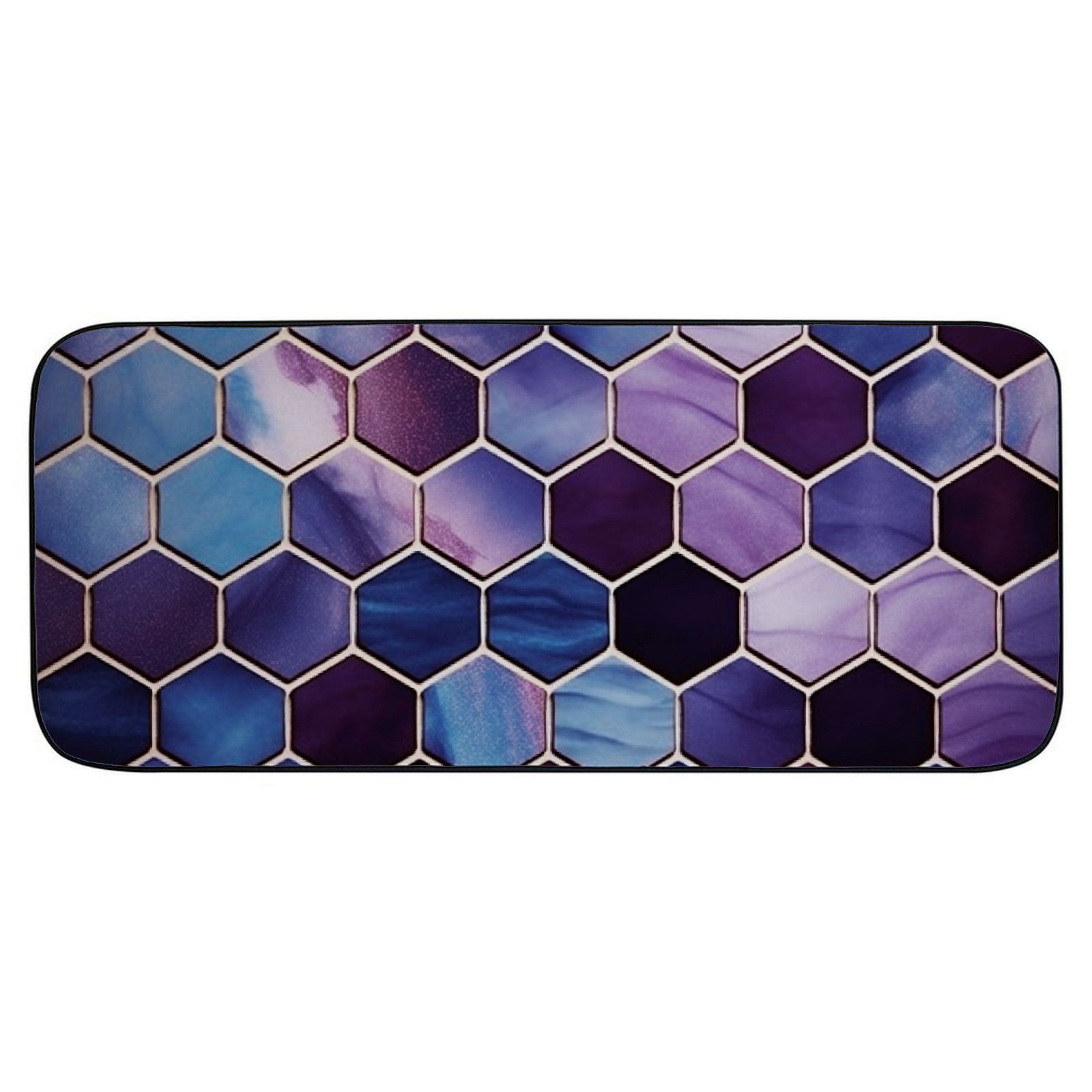 Qinduosi Decorative Door Mat, Door Mat with Non-Slip Rubber Backing, Easy Cleaning, Traps Dirt, for Entry, Patio, Garage 19.68*47.24 in