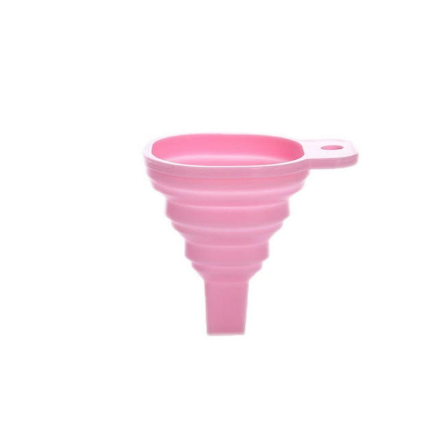 Hi.FANCY Mini TPR Foldable Collapsible is convenient to pour Funnel kitchen wall for quickly Soy Sauce Drink Hopper Kitchen Cooking Tools