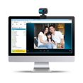 thumbnail image 2 of HD 2.0 USB Webcam Video Camera Web Cam with Mic For Video Laptop Computer(Black+Blue), 2 of 7