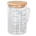 thumbnail image 1 of Glass Measuring Cup, Glass Coffee Measuring V Shaped Nozzle Glass Measuring Cups Measuring Cup Glass with Clear Scale for Water, Wine, Milk, Coffee, Alcohol, 1 of 7