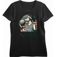 thumbnail image 2 of "Like A Girl" Women's Basketball Women's Black Crew Neck Short Sleeve Crop Tee-3XL, 2 of 3