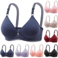 thumbnail image 2 of Pack de 3 sujetadores push up sin aros para mujer, top corto sexy con bustier, sujetador deportivo de entrenamiento con ajuste para yoga diario, fitness, deportes al aire libre, 2 of 5