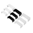 thumbnail image 3 of MYG 3Pcs/set Acrylic Display Stand Red, Jewelry Showcase Storage Rack Shelf Holder,Thickness 0.12in, 3 of 3