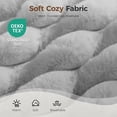thumbnail image 2 of Orthopedic Dog Bed for Extra Large Dog, Waterproof Pet Bed,Non-Slip Bottom and Egg-Crate Foam with Removable Washable Cover Crate Bed,Grey,42"x30"x4", 2 of 12