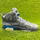 thumbnail image 4 of Ni - ke Ni - ke Air Jordan 6 Retro Mens Size 10.5 Blue Athletic Basketball Shoes Sneakers, 4 of 5