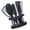 Purple, variant on LAZIOEGR Professional 5-Piece Hair Comb and Mirror Set with Storage Base Holder Stand Anti-Static Detangling Brushes Salon Hairdressing Styling Tool Kits for Women Men Kids, Purple