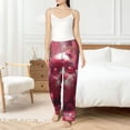 thumbnail image 6 of Lsque Surreal Pink Headphones Print Women's Pajama Pants, Lounge Pant - Comfortable Home Wear,Elastic Waistband, Stylish Design-Small, 6 of 9