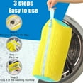 thumbnail image 2 of BTideas Shoe Bag for Washing Machine, 2pcs Laundry Shoe Bag for Washer and Dryer,Yellow, 2 of 7