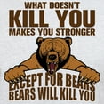 thumbnail image 3 of CafePress - Bears Will Kill You T Shirt - Men's Classic Graphic T-Shirt, 3 of 4