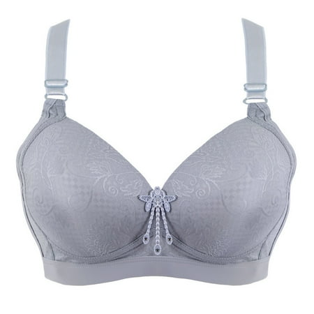 

asdoklhq Bras for Women Womens Plus Size Clearance $5 Womens Solid Lace Lingerie Bras Plus Size Underwear Bralette Bras Comfortable Bra