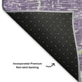 thumbnail image 5 of Addison Rugs Mayfield Premium Machine Washable Transitional Modern Purple Rectangle Rug, 9' x 12', 5 of 7