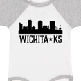 thumbnail image 4 of Inktastic Wichita Kansas City Skyline Boys or Girls Baby Bodysuit, 4 of 5