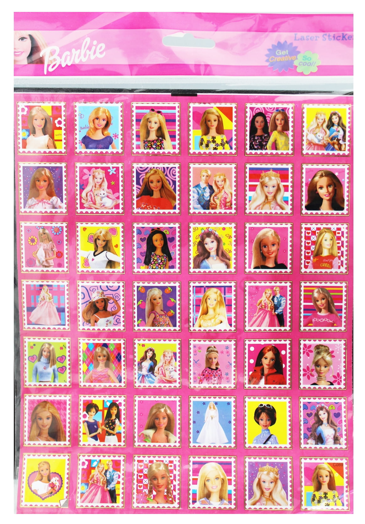 barbie stickers walmart