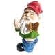 thumbnail image 1 of Figura De Gnomo Decoración 3D enano estatua jardín mariposa dedo gnomo resina muñeca estatuillas artesanías Tmvgtek Libre de BPA, 1 of 3