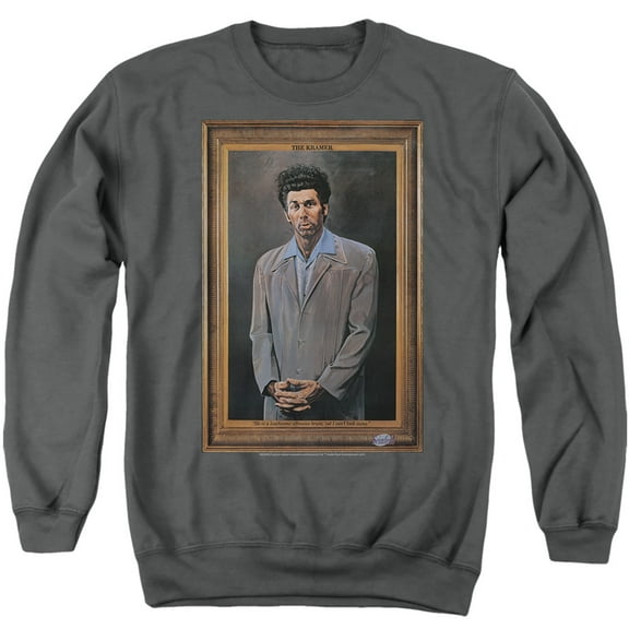 Seinfeld Kramer Portrait Unisex Adult Crewneck Sweatshirt, 3X-Large