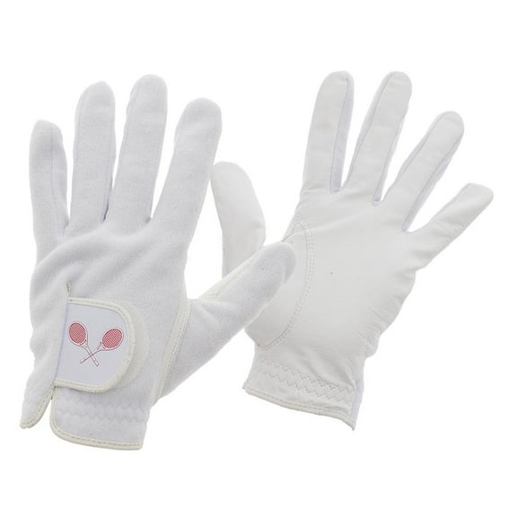 Tourna Men`s Full Finger Professional Tennis Glove White ( LARGE Left )