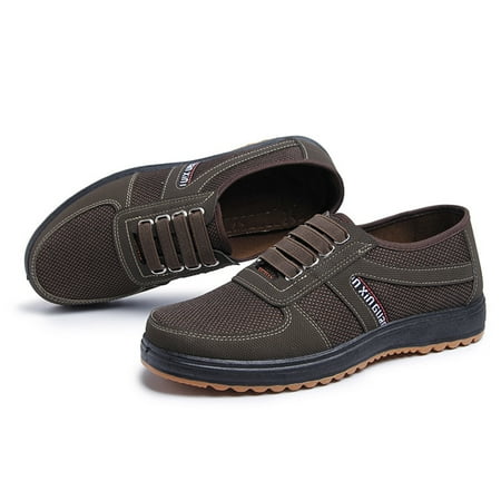 

Christmas Men s Fashion Casual Breathable Wear Resistant Slip On Cloth Shoes