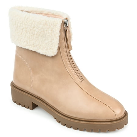 

Journee Womens Fynn Almond Toe Block Heel Ankle Booties
