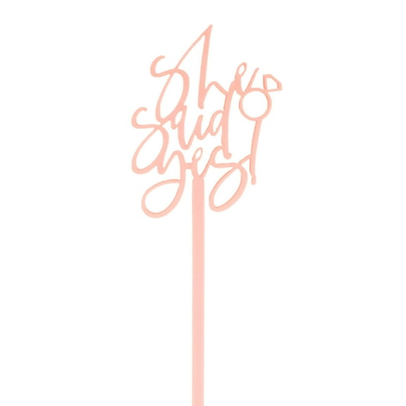 She Said Yes! Drink Stirrers, Set of 12