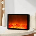thumbnail image 3 of Portable LED Fireplace Lantern Flamless Log Fire Effect Hanging Garden Lamp for Home Garden Rectangle, 3 of 7