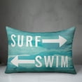 thumbnail image 2 of Creative Products Surf and Swim 14x20 Indoor / Outdoor Pillow, 2 of 2
