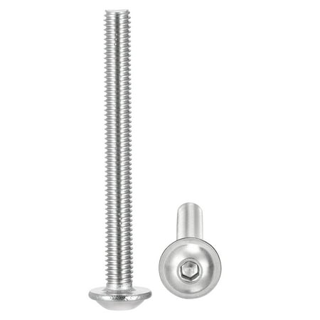 

Uxcell M3 x 30mm 304 Stainless Steel Flanged Button Head Socket Cap Screws 50 Pack