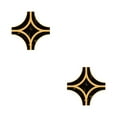 thumbnail image 2 of Pegatinas para azulejos Bearachild a prueba de polvo PVC 2piezas Grano Palo diagonal, 2 of 5