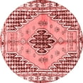 thumbnail image 1 of Ahgly Company Indoor Round Persian Red Traditional Area Rugs, 5' Round, 1 of 4