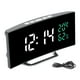 thumbnail image 2 of Reloj despertador digital ANGGREK LED con Superficie de espejo Curvada, 2 of 7